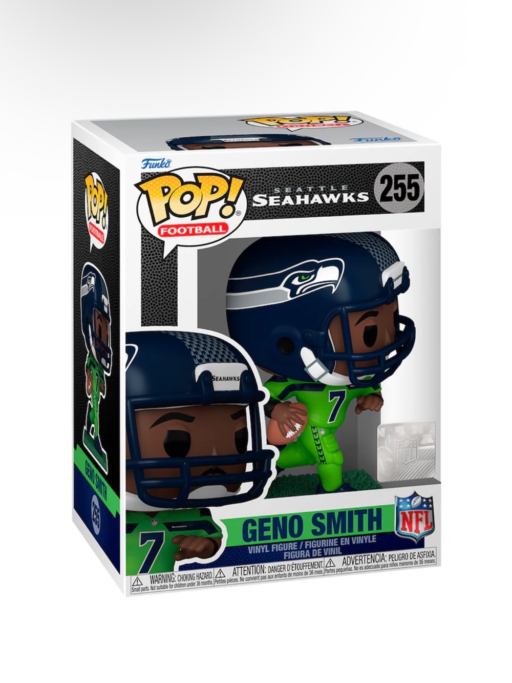 FUNKO POP! Geno Smith Seattle Seahawks #255 Vinyl Figure NEW NWT